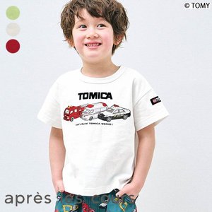 预有现货24夏 日本代购alc tomica联名男宝男童全棉短袖T恤80-130