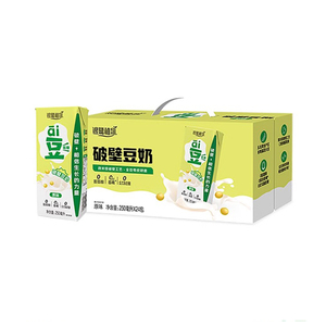 银鹭植物豆奶破壁250ml*24盒膳食纤维早餐爱豆奶优质植物蛋白饮料