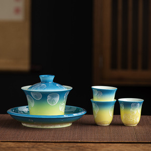 窑变主人杯单杯手工高档茶具茶盏结晶釉功夫三才盖碗陶瓷品茗杯子
