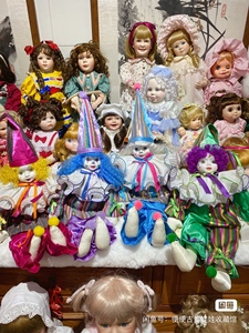 《现货》皮耶罗小丑1987年古董音乐陶瓷娃娃 42-45厘米 价格不同