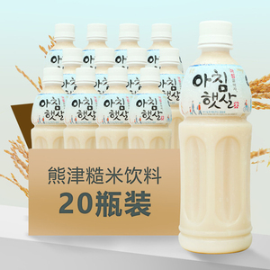 韩国进口熊津玄米汁500ml瓶装米露萃米源糙米味饮料整箱饮品包邮