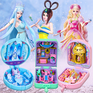 叶罗丽宝石盒子全套娃娃魔法音乐盒灵公主花圣殿女孩玩具冰晶宫殿