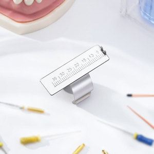 牙科戒尺 不锈钢测量尺 根管长度测量尺 指环尺 测量方便