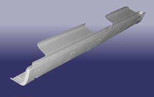 奇瑞汽车配件QQ3QQ6旗云1旗云2风云2V5瑞虎铁边梁侧裙下门槛护板