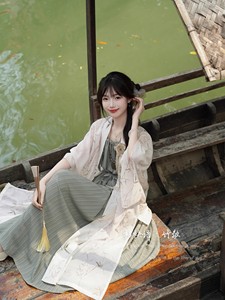 新中式宋制汉服改良版连衣裙国风女装大码日常通勤长衫汉元素裙子