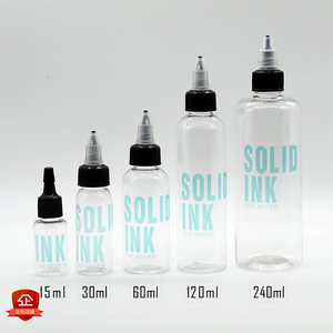 纹身透明色料空瓶色料分装瓶尖嘴瓶15、30、60、120、240、480ml