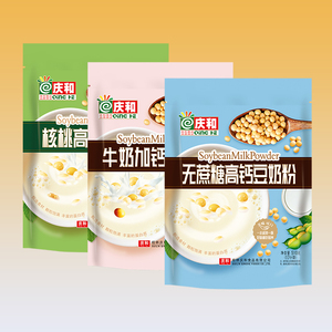 豆奶粉早餐营养庆和无添加蔗糖牛奶核桃中老年高钙学生小包促销装