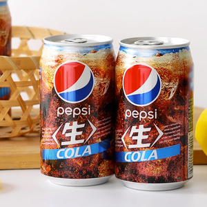 6瓶/整箱日本进口Pepsi百事生可乐原味碳酸饮料零度无糖340ml夏日