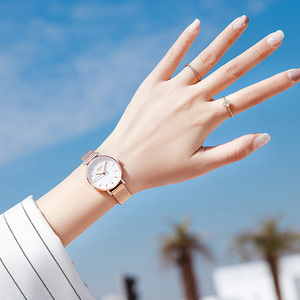 韩国品牌时尚小巧女表小众设计复古女士手表气质简约文艺石英腕表