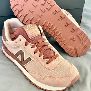 New Balance/NB 515 防滑耐磨低帮学生党跑步鞋女款粉色WL515CSC