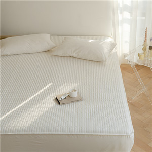 纯棉可机洗床笠夹棉床垫保护套席梦思床包可水洗透气床罩加厚加高