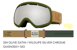 美国进口VZ单板 双板 滑雪镜 双层防雾球面镜 4折包邮