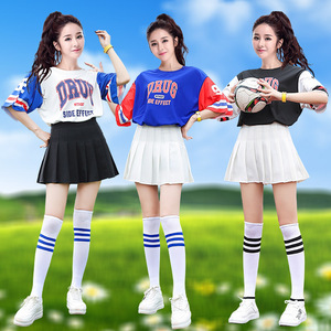 韩版爵士舞蹈服女篮球宝贝学生啦啦操服装运动会开幕式拉拉队套装