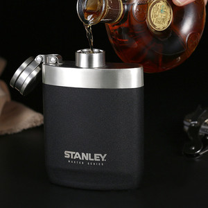 美国Stanley史丹利酒壶高档复古酒瓶便携随身304不锈钢酒壶大师