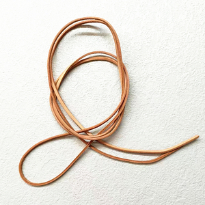 高档DIY手工绳圆形复古牛皮绳小包包带穿绳带饰品挂带手绳备用绳