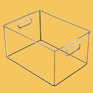 亚克力收纳盒透明塑料长方形展示盒子储物整理收纳箱筐不漏小框子