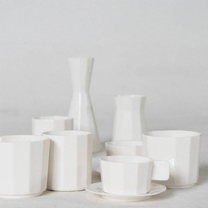 好白商店 MUMO木墨 原创设计 陶瓷酒杯 水杯 花器 咖啡杯 白瓷