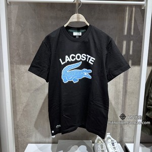 LACOSTE法国鳄鱼春夏款男式大LOGO圆领短袖T恤 TH9681