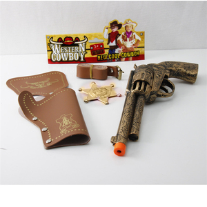 玩具总动员3 迪斯尼 Woody胡迪警长牛仔帽子 玩具枪 枪套徽章警徽