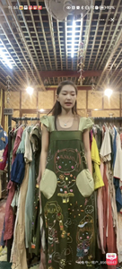 退坑出～安娜家泰国高端纯手工刺绣连衣裙，售出不退不换。