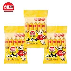 4袋包邮 韩国进口 海牌菁品小力士鱼肠100g（20g5根）儿童鱼肉肠