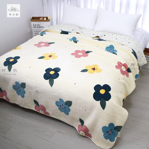 新秋冬保暖短毛绒牛奶绒毯子绗缝被床盖双面用床单15米单件薄毯品