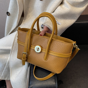 韩国流行复古包包2024新款高级质感女包时尚通勤手提包百搭托特包