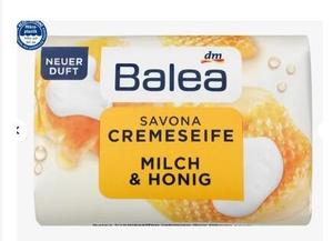 德国DM超市Balea芭乐雅牛奶蜂蜜清洁滋润洁面润肤香皂150g好用