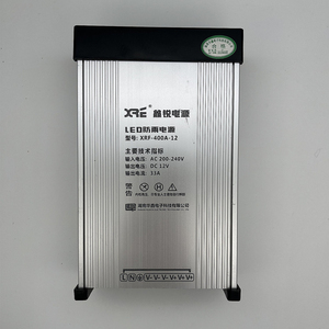 12V33A400W鑫锐XRF-400A-12室外LED发光字招牌用铝壳防雨开关电源