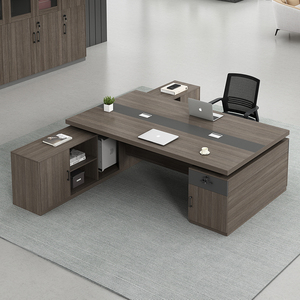 办公室桌椅组合简约现代双人位台式财务电脑桌子老板经理桌面对面