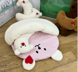 森友会  韩国Taaffe圣诞限定宠物用豌豆枕窝柔软舒适靠垫