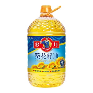 多力葵花籽油5L 食用油 物理压榨 充氮保鲜 煎炸炒拌新鲜正品包邮