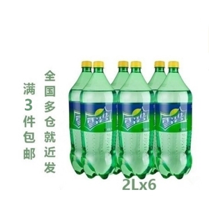 雪碧 大瓶装 2L*6瓶 塑包装  新老包装随机发货