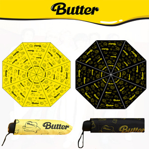 butter新款雨伞 防弹少年团新专辑BTS同款太阳防晒伞晴遮阳伞周边