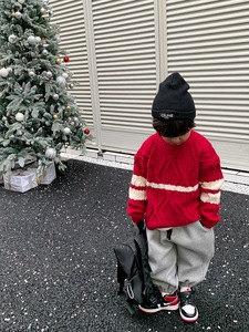 小哥哥暖暖风男宝推荐儿童加厚新年红装毛衣宝宝绵羊绒麻花针织衫