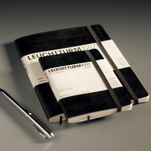 正品德国灯塔软皮面Leuchtturm1917笔记本黑色彩色经典系列记事本