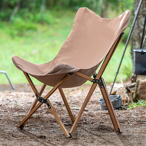 户外超轻便携折叠椅野营露营分离式铝合金蝴蝶椅钓鱼坐椅凳子野餐