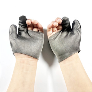 厂家银纤维防吃手手套 超薄透气抑菌手套宝宝戒吃手 吮指神器