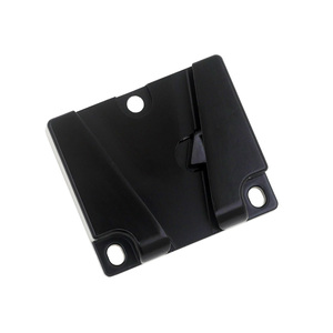 V口挂板配件 V型槽 锌合金压铸 带滑块和不锈钢钢片 电镀黑色