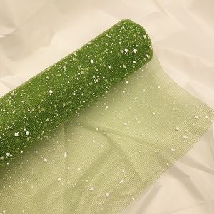 雪点纱幼儿园环创主题布置装饰雪花网纱玫瑰手工鲜花束包装材料纸