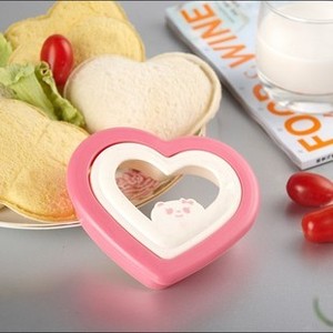 三明治模具 心形制作吐司模具 彩盒爱心面包模具