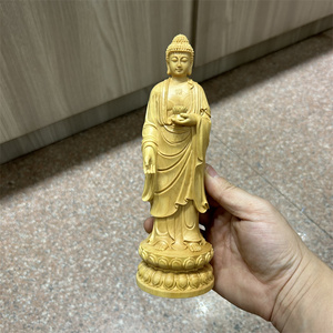 黄杨木雕佛祖摆件大日如来佛释迦摩尼牟尼佛像阿弥陀佛实木工艺品