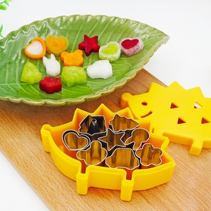 刺猬盒迷你不锈钢饼干模具10件套水果切蔬菜造型器做宝宝辅食面片