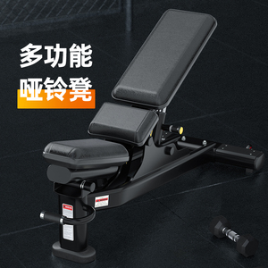 专业哑铃凳商用哑铃飞鸟卧推凳仰卧起坐健身椅多功能腹肌板可调型