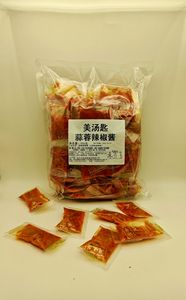 美汤匙蒜蓉辣椒酱950g/包潮汕农家辣酱家用下饭菜火锅食品