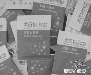 纯正Taikoo/太古白糖包 优质白砂糖咖啡细沙调糖伴侣5gX100小包装