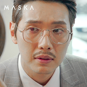 韩国MASKA眼镜框宋智孝刘宪华同款飞行员纯钛超轻银色眼镜架DENIZ