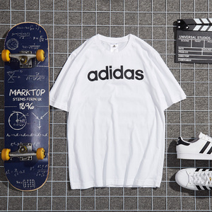 Adidas阿迪达斯短袖男2022新款运动服透气休闲圆领上衣T恤DQ3056