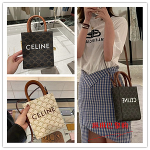 Celine/赛琳女包 凯旋门mini托特包经典老花tote单肩斜挎包手提包