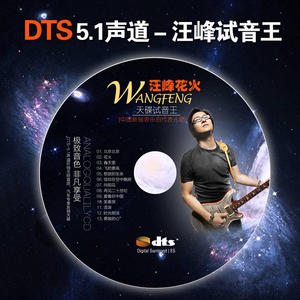 dts5.1声道DVD环绕立体声无损音质发烧碟片CD光盘汪峰